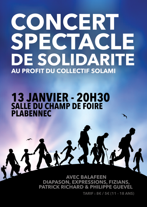 affiche concert solidarité